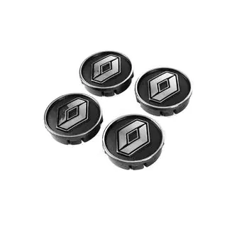 Črne sredinske kapice platišč ren60tur-bl (59 mm na 55 mm, 4 kos) fotografija 1