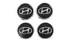 Hyundai Črne sredinske kapice platišč hyun60tur-bl (59 mm / 55 mm, 4 kos) fotografija 3