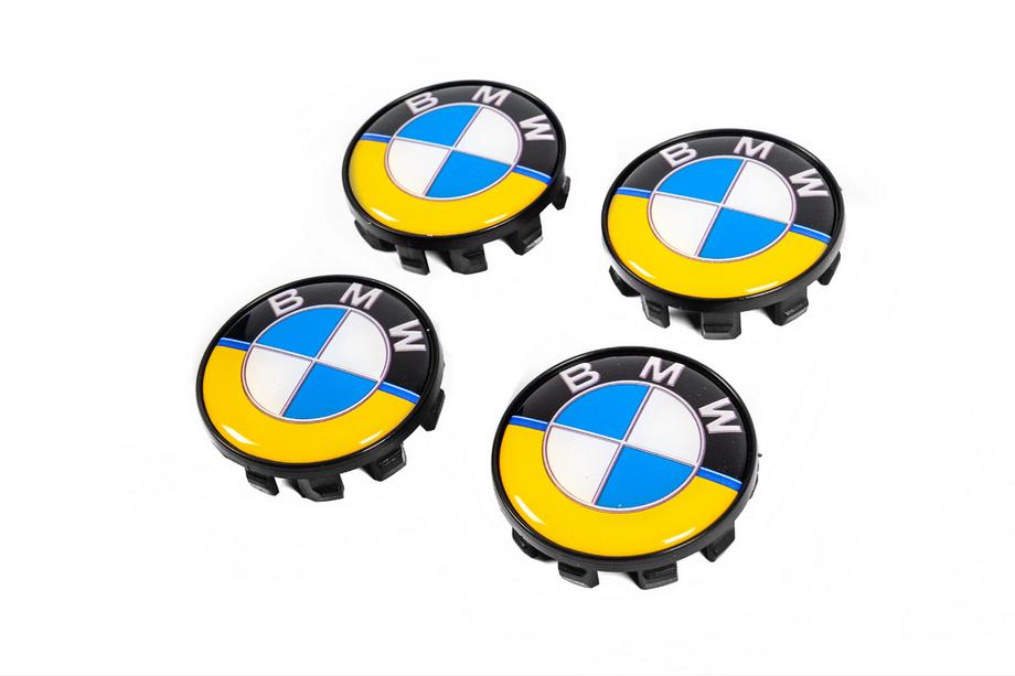 BMW Sredinski pokrovčki platišč 55/53 mm UA-Style (4 kos) Fotografija 1
