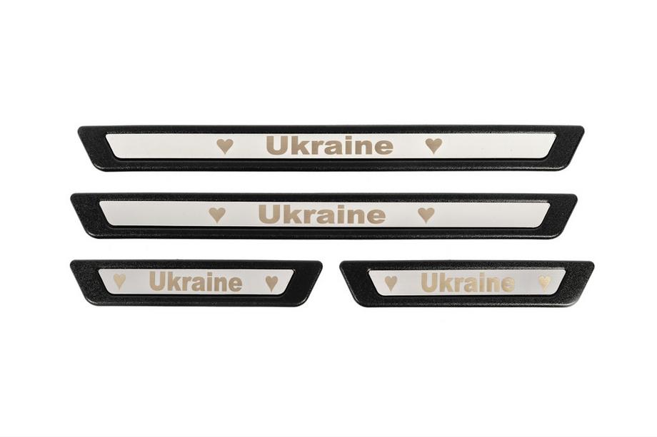 Zaščitne letve pragov (Ukraine, 4 kos, nerjaveče jeklo) Fotografija 5