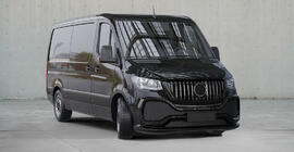 Mercedes Sprinter W907/W910 2018– Sprednji odbijač z masko iz ABS (za lakiranje) fotografija 6