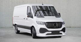 Mercedes Sprinter W907/W910 2018– Sprednji odbijač z masko iz ABS (za lakiranje) fotografija 7