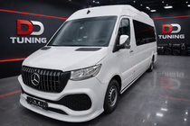 Mercedes Sprinter W907/W910 2018– Sprednji odbijač z masko iz ABS (za lakiranje) fotografija 1