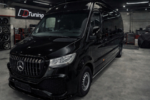 Mercedes Sprinter W907/W910 2018– Sprednji odbijač z masko iz ABS (za lakiranje) fotografija 2