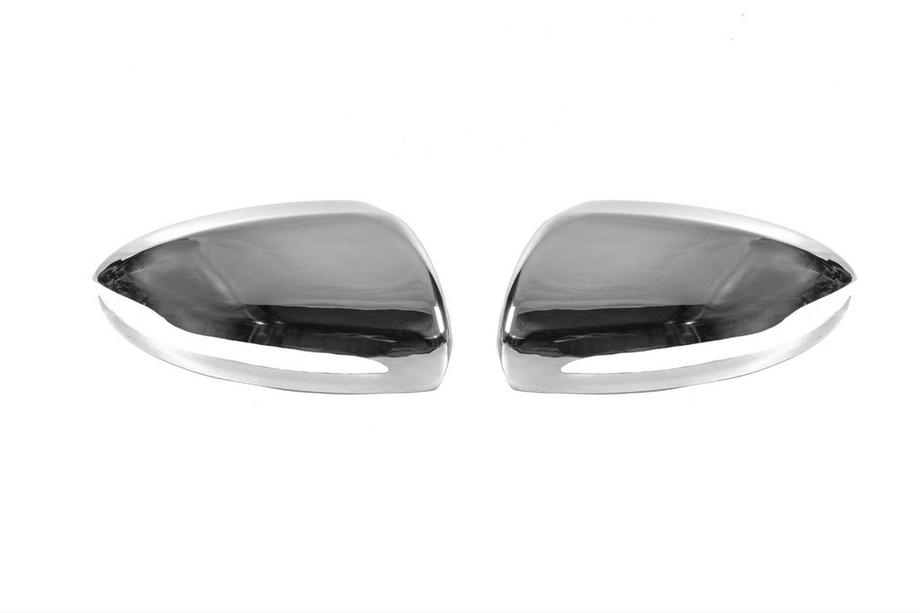 Mercedes C-class W205 2014–2021 Kromirani pokrovi ogledal (2 kosa, nerjavno jeklo) Fotografija 5