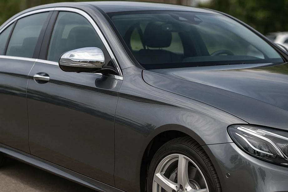 Mercedes Razred E W213 2016–2023 Kromirani pokrovi ogledal (2 kosa, nerjavno jeklo) Image