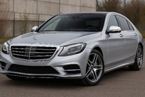 Mercedes S-class W222 2013–2022 Kromirani pokrovi ogledal (2 kosa, nerjavno jeklo) fotografija 3