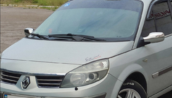 Renault Scenic/Grand 2003–2009 Okrasne letvice za rešetko (4 kosi, nerjaveče jeklo) fotografija 3