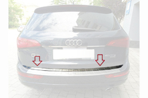 Audi Q5 2008–2017 Zaščitna letev roba prtljažnika (nerjaveče jeklo) fotografija 1