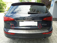 Audi Q5 2008–2017 Zaščitna letev roba prtljažnika (nerjaveče jeklo) fotografija 4