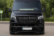Mercedes Sprinter W907/W910 2018– Sprednji odbijač z masko V2 (AMG) fotografija 9