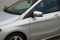 Mercedes B-class W246 2011–2018 Kromirani pokrovi ogledal (2 kosa, nerjavno jeklo) fotografija 1