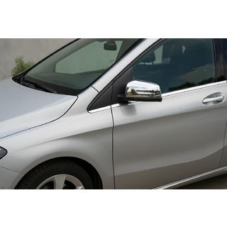 Kromirani pokrovi ogledal (2 kosa, nerjavno jeklo) fotografija 1