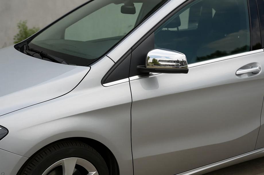 Mercedes B-class W246 2011–2018 Kromirani pokrovi ogledal (2 kosa, nerjavno jeklo) Image