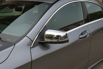 Mercedes CLA C117 2013–2019 Kromirani pokrovi ogledal (2 kosa, nerjavno jeklo) fotografija 1