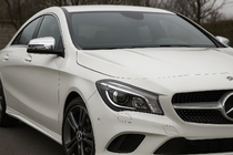 Mercedes CLA C117 2013–2019 Kromirani pokrovi ogledal (2 kosa, nerjavno jeklo) fotografija 3