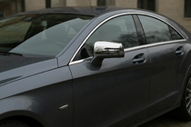 Mercedes CLS C218 2011–2018 Kromirani pokrovi ogledal (2 kosa, nerjavno jeklo) fotografija 1