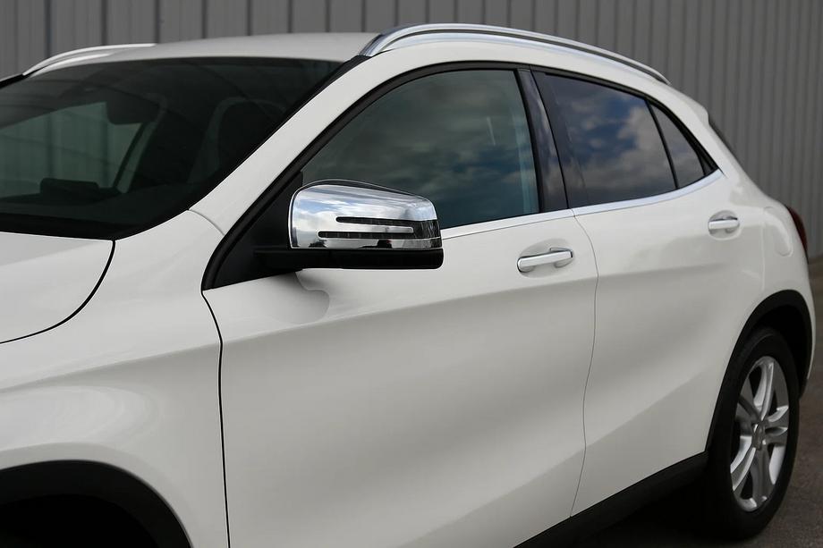Mercedes GLA X156 2014–2019 Kromirani pokrovi ogledal (2 kosa, nerjavno jeklo) Image