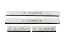 Citroen C-Crosser 2007–2013 Zaščitne letve pragov (4 kosi, nerjaveče jeklo) fotografija 3