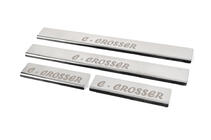 Citroen C-Crosser 2007–2013 Zaščitne letve pragov (4 kosi, nerjaveče jeklo) fotografija 4