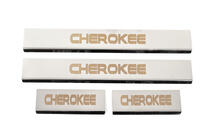 Jeep Grand Cherokee WK2 2010–2021 Obloge pragov V-2 (4 kosi, nerjaveče jeklo) fotografija 1