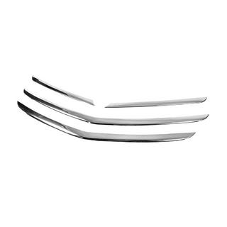 Okrasne letvice za masko (2014-2017, nerjavno jeklo) Opel Insignia 2008–2017 fotografija 4