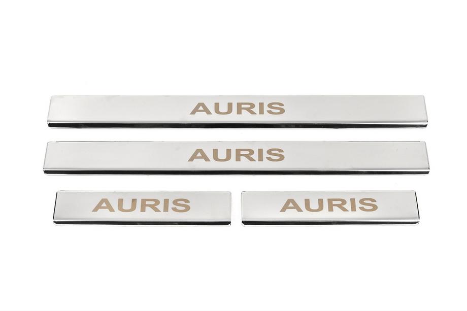 Toyota Auris 2012–2018 Zaščitne letve pragov (4 kosi, nerjaveče jeklo) Image