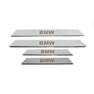 Kromirane letve pragov V-2 (4 kosi, Carmos) BMW serije 5 E39 1996–2003 fotografija 1