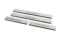 Volkswagen Touareg 2010–2018 Carmos V1 obloge pragov iz nerjavečega jekla (4 kosi) fotografija 2