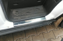 Ford Transit 2014– Zaščitne letve pragov (2 kos, nerjaveče jeklo) fotografija 1
