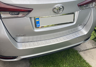 Toyota Auris 2012–2018 Zaščitna letev zadnjega odbijača iz nerjavečega jekla Carmos (SW) fotografija 5