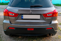 Mitsubishi ASX 2010–2023 Zaščitna letev zadnjega odbijača Carmos (2010-2019, nerjaveče jeklo) fotografija 1