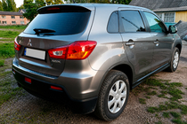 Mitsubishi ASX 2010–2023 Zaščitna letev zadnjega odbijača Carmos (2010-2019, nerjaveče jeklo) fotografija 4
