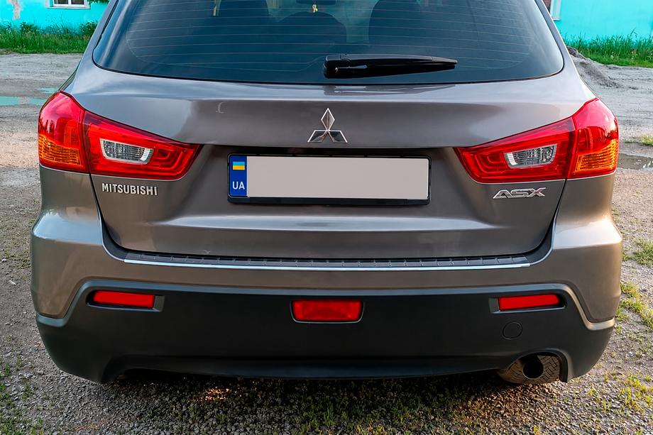 Mitsubishi ASX 2010–2023 Zaščitna letev zadnjega odbijača Carmos (2010-2019, nerjaveče jeklo) Image