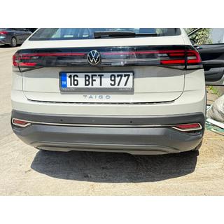 Zaščitna letev zadnjega odbijača Carmos (nerjavno jeklo) (mat) fotografija 2