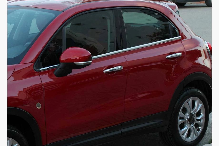 Fiat 500X 2014–2024 Okenske letvice iz nerjavečega jekla (4 kosi) Image