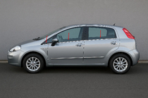 Fiat Grande Punto/Punto EVO 2006–2018 Okenske obrobe Carmos (6 kos, nerjavno jeklo) fotografija 1