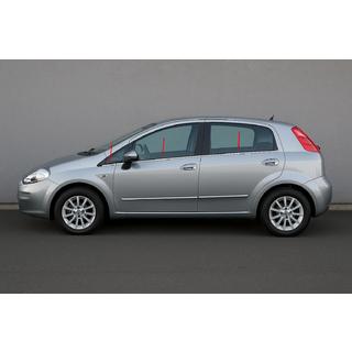 Okenske obrobe Carmos (6 kos, nerjavno jeklo) Fiat Grande Punto/Punto EVO 2006–2018 fotografija 1