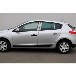 Obloge stebričkov vrat (nerjaveče jeklo) Renault Megane III 2009–2016 fotografija 1