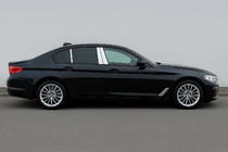 BMW serija 5 G30/G31 2017–2023 Nerjaveče obloge stebričkov vrat (6 kos) fotografija 1