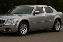 Chrysler C300 2004–2011 Nerjaveče obloge stebričkov vrat (6 kos) fotografija 1