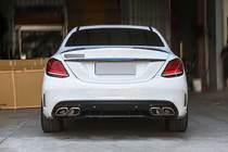 Mercedes C-class W205 2014–2021 Komplet karoserijskih dodatkov z difuzorjem (AMG C63-designs 2018-2021) fotografija 4