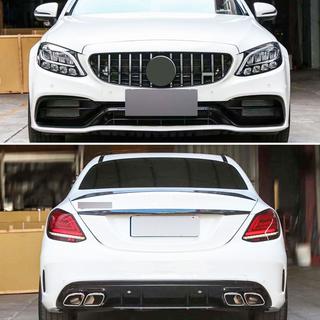 Komplet karoserijskih dodatkov z difuzorjem (AMG C63-designs 2018-2021) Mercedes C-сlass W205 2014–2021 fotografija 3