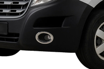 Opel Movano 2010–2021 Kromirani okrasni pokrovi meglenk Carmos (2 kosa, nerjaveče jeklo) fotografija 1