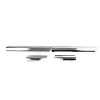 Notranje obloge pragov Carmos (4 kosi, nerjaveče jeklo) Volkswagen Golf 7/E-Golf 2012–2020 fotografija 1