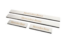 Mercedes razred C W204 2007–2015 Vstopne letve pragov Carmos (4 kosi, nerjaveče jeklo) fotografija 2