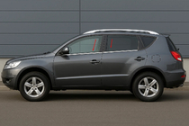 Geely Emgrand X7 2011– Okrasne letvice za okna (4 kosi, nerjaveče jeklo) fotografija 1