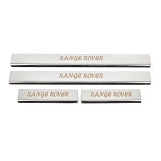 Zaščitne letve pragov (Carmos, 4 kos, nerjaveče jeklo) Range Rover III L322 2002–2012 fotografija 1