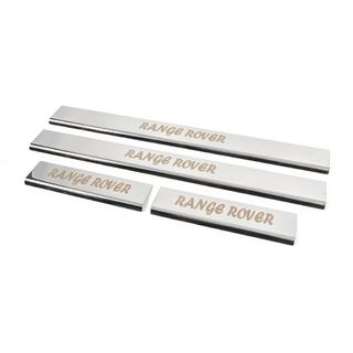 Zaščitne letve pragov (Carmos, 4 kos, nerjaveče jeklo) Range Rover III L322 2002–2012 fotografija 2