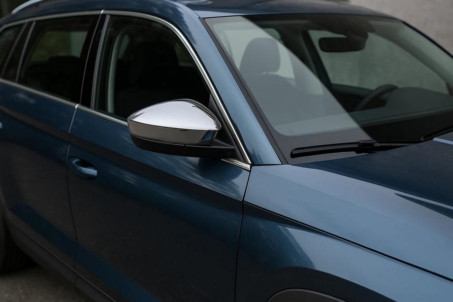 Skoda Kodiaq 2016–2023 Pokrovi ogledal (2 kos, nerjaveče jeklo) Carmos Image